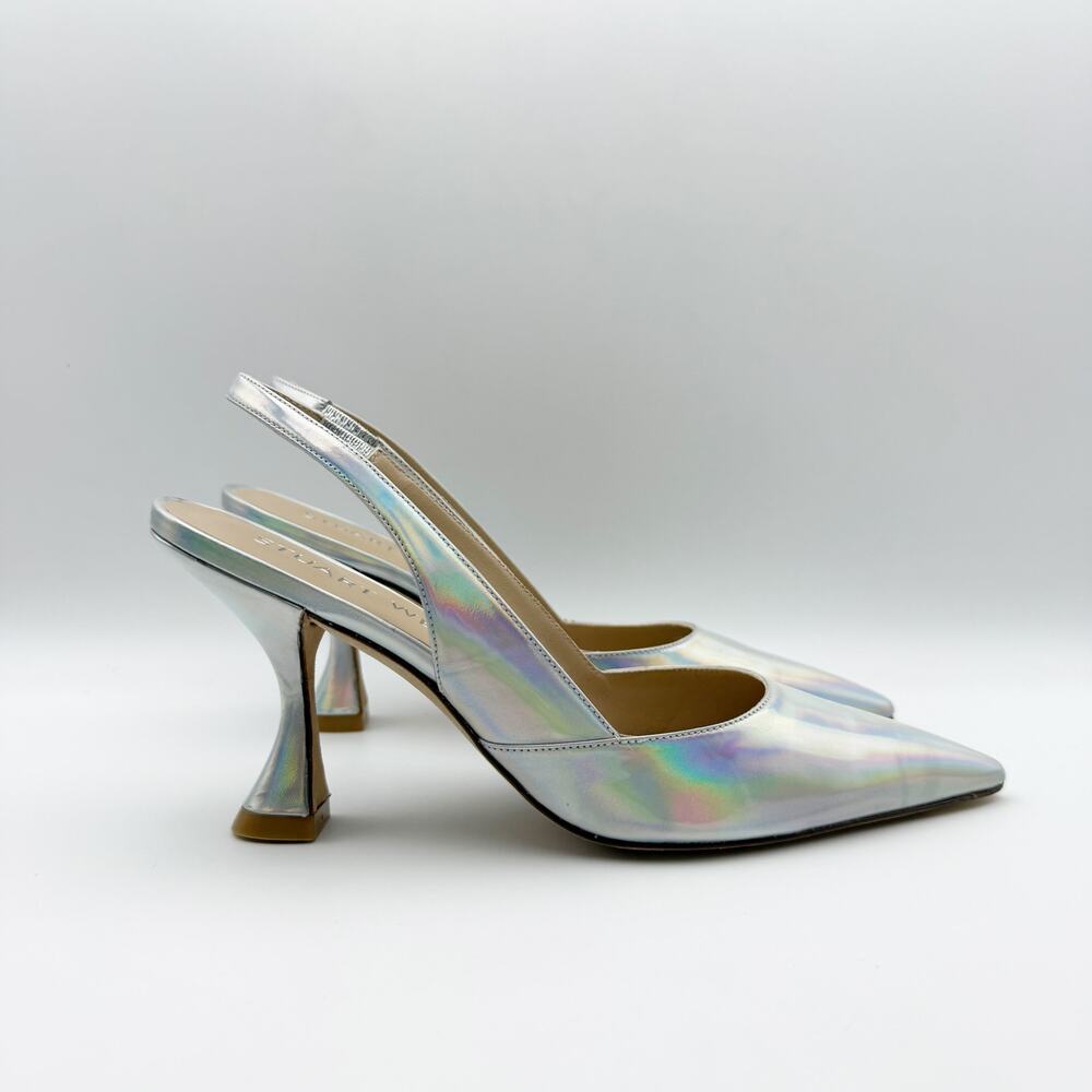 Stuart Weitzman Womens Xcurve 85 Slingback Heels … - image 3